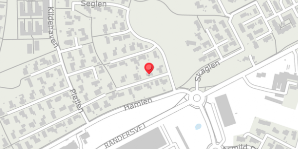 Trafikstøjkort på Seglen 19, 8800 Viborg