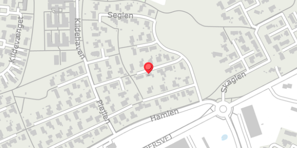 Trafikstøjkort på Seglen 29, . , 8800 Viborg