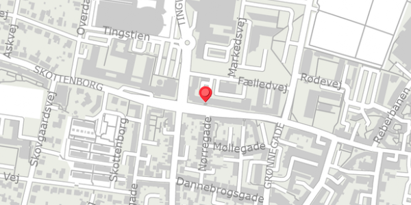 Trafikstøjkort på Skottenborg 12, . , 8800 Viborg