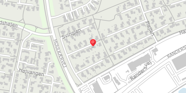 Trafikstøjkort på Svinglen 34, 8800 Viborg