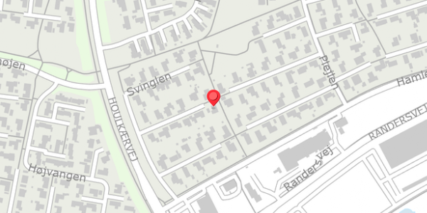 Trafikstøjkort på Svinglen 36, . , 8800 Viborg