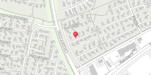 Trafikstøjkort på Svinglen 46, 8800 Viborg