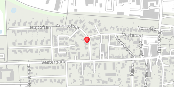 Trafikstøjkort på Agertoften 3, 9620 Aalestrup