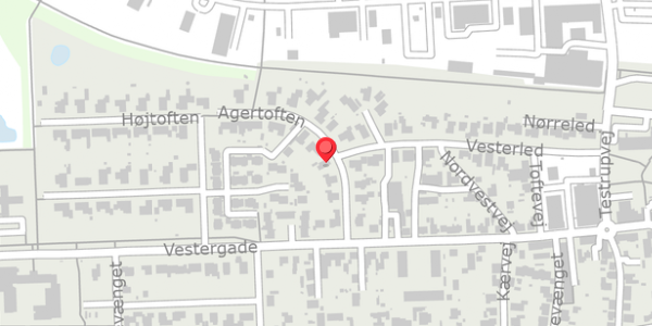 Trafikstøjkort på Agertoften 5, . , 9620 Aalestrup