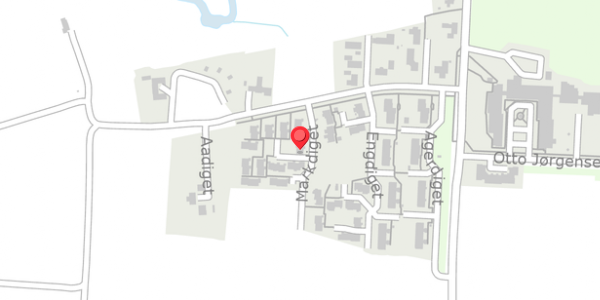 Trafikstøjkort på Markdiget 10, 9620 Aalestrup