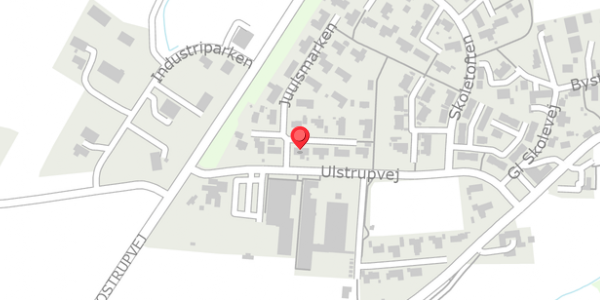Trafikstøjkort på Juulsmarken 2, 9500 Hobro