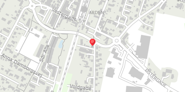 Trafikstøjkort på Mejerivej 8A, 9510 Arden