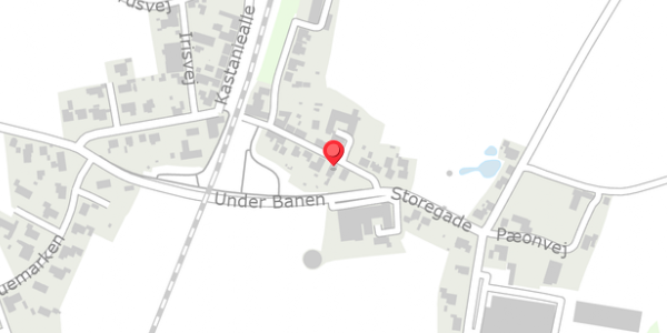 Trafikstøjkort på Storegade 13, 9500 Hobro