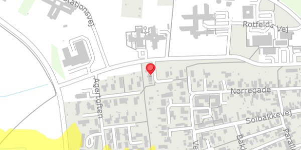 Trafikstøjkort på Granlien 2, . , 9460 Brovst