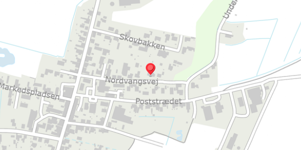 Trafikstøjkort på Nordvangsvej 15, 9460 Brovst