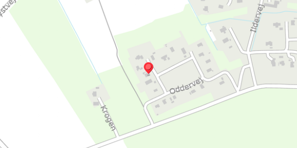 Trafikstøjkort på Oddervej 5, 9460 Brovst