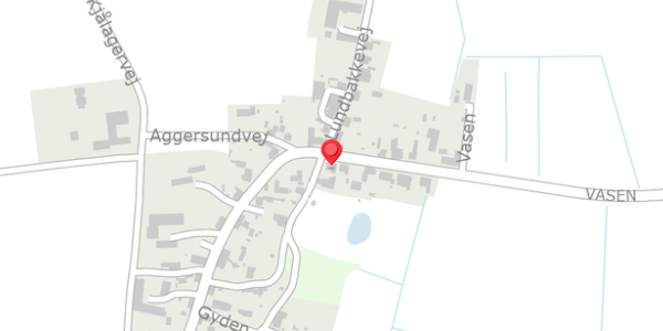 Trafikstøjkort på Vasen 2, 9460 Brovst