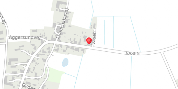 Trafikstøjkort på Vasen 13, 9460 Brovst