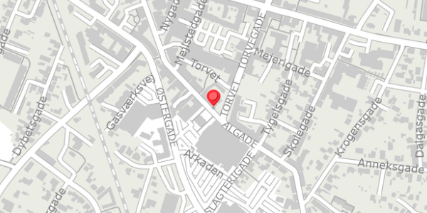 Trafikstøjkort på Algade 53, 9700 Brønderslev