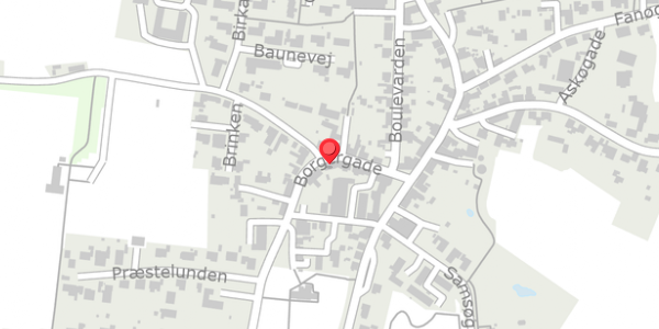 Trafikstøjkort på Borgergade 13, . , 9740 Jerslev J