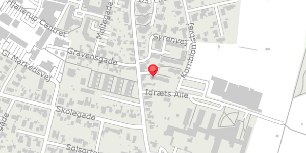 Trafikstøjkort på Algade 13A, 9320 Hjallerup