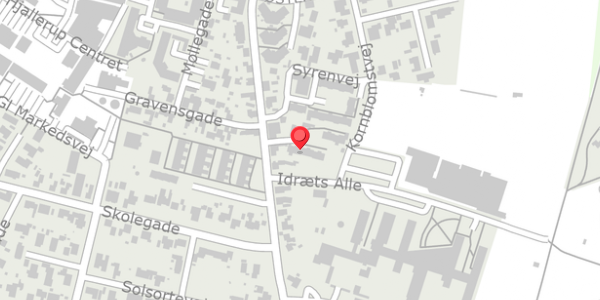 Trafikstøjkort på Algade 13B, 9320 Hjallerup