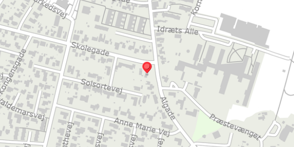 Trafikstøjkort på Algade 28, 9320 Hjallerup