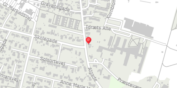 Trafikstøjkort på Algade 29, 9320 Hjallerup
