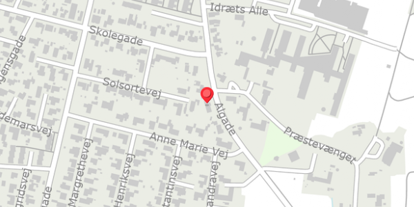 Trafikstøjkort på Algade 32, 9320 Hjallerup