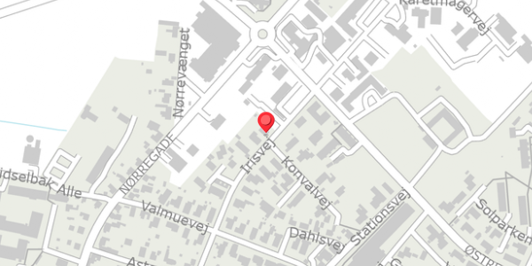 Trafikstøjkort på Irisvej 21, 9330 Dronninglund
