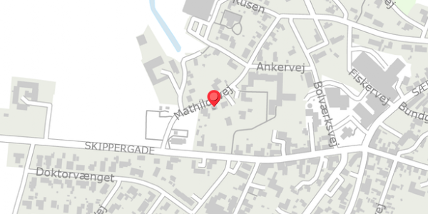 Trafikstøjkort på Mathildevej 4, 9340 Asaa