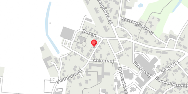 Trafikstøjkort på Mathildevej 13, 9340 Asaa