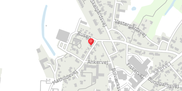 Trafikstøjkort på Mathildevej 15, 9340 Asaa