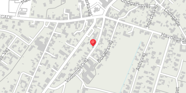 Trafikstøjkort på Vodbindervej 4, 9340 Asaa