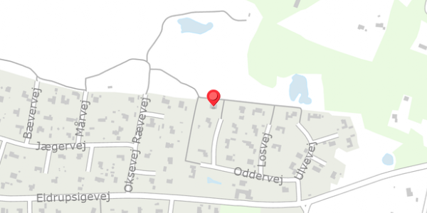 Trafikstøjkort på Oddervej 21, 9640 Farsø