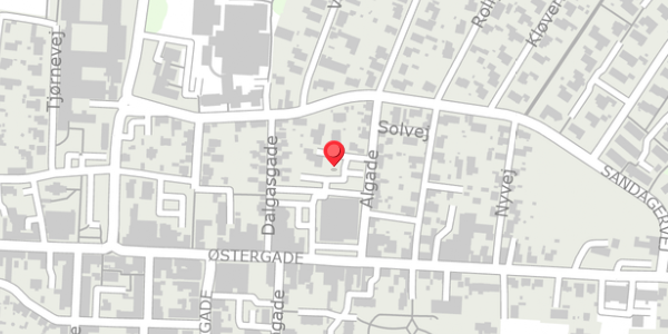 Trafikstøjkort på Algade 3A, 9690 Fjerritslev