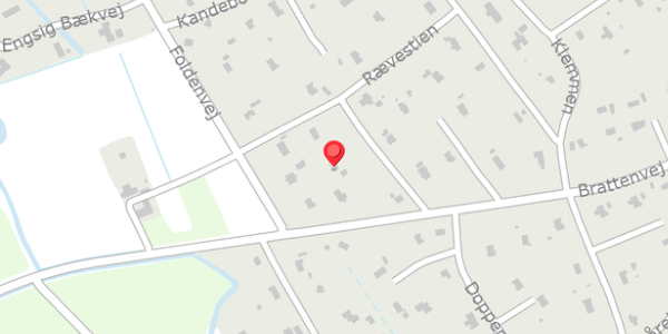 Trafikstøjkort på Brattenvej 19, 9981 Jerup
