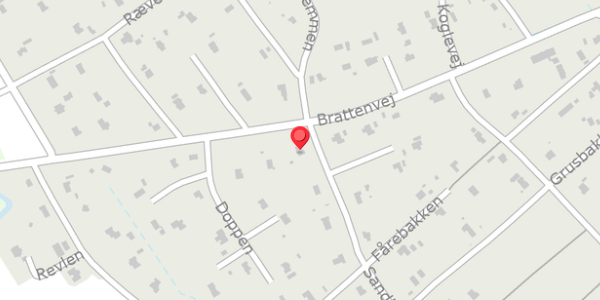 Trafikstøjkort på Brattenvej 22, 9981 Jerup
