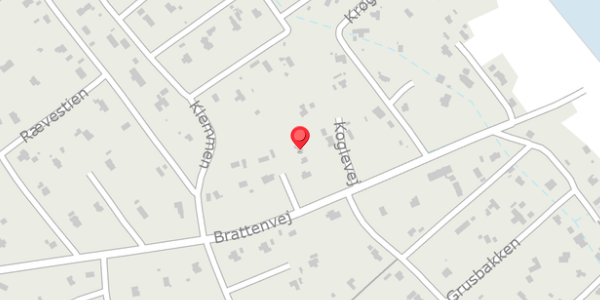 Trafikstøjkort på Brattenvej 49, 9981 Jerup