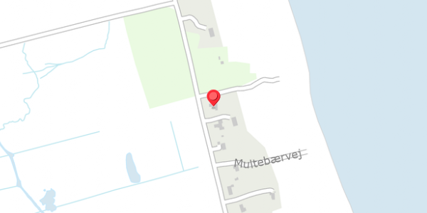 Trafikstøjkort på Multebærvej 15, . , 9981 Jerup