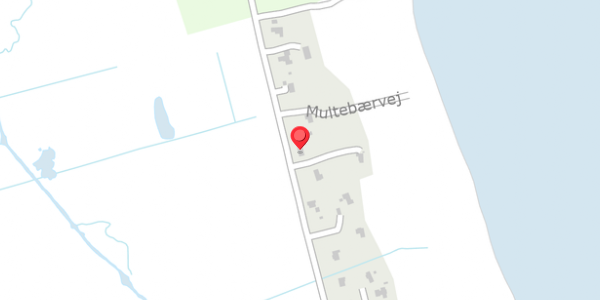 Trafikstøjkort på Multebærvej 23, 9981 Jerup