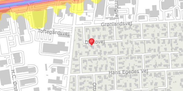 Trafikstøjkort på Diskovej 21, . , 9900 Frederikshavn