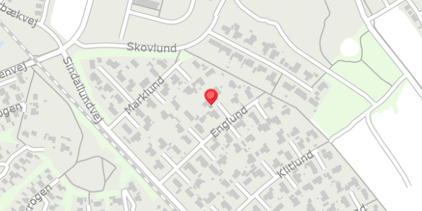 Trafikstøjkort på Englund 19, . , 9900 Frederikshavn
