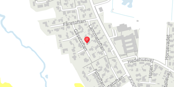 Trafikstøjkort på Gåsetoften 7, 9900 Frederikshavn