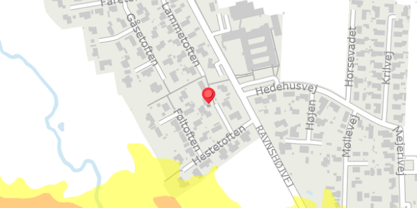 Trafikstøjkort på Hestetoften 8, . , 9900 Frederikshavn