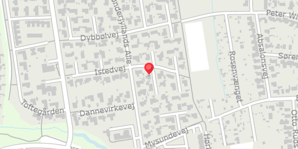 Trafikstøjkort på Istedvej 21, . , 9900 Frederikshavn