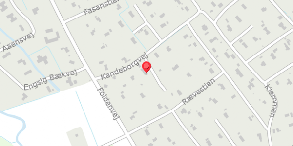 Trafikstøjkort på Kandeborgvej 6, . , 9981 Jerup