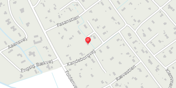 Trafikstøjkort på Kandeborgvej 7, 9981 Jerup