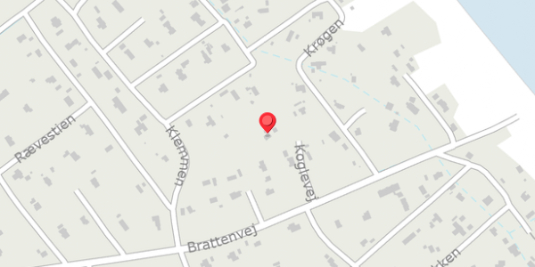 Trafikstøjkort på Koglevej 5, 9981 Jerup