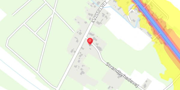 Trafikstøjkort på Kvisselvej 21, 9981 Jerup