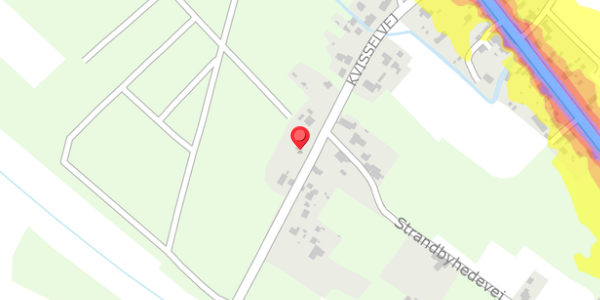 Trafikstøjkort på Kvisselvej 22, . , 9981 Jerup