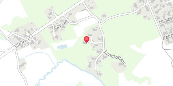 Trafikstøjkort på Lyngtoften 8, . , 9981 Jerup
