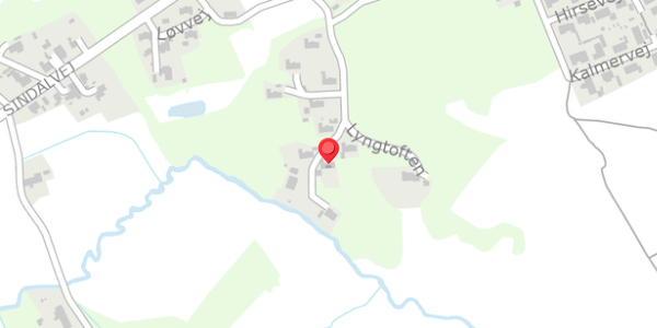 Trafikstøjkort på Lyngtoften 9, . , 9981 Jerup