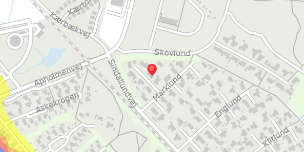 Trafikstøjkort på Marklund 15, . , 9900 Frederikshavn