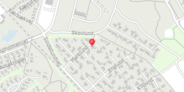 Trafikstøjkort på Marklund 18, . , 9900 Frederikshavn